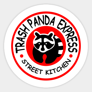 Trash Panda Express Small Sticker